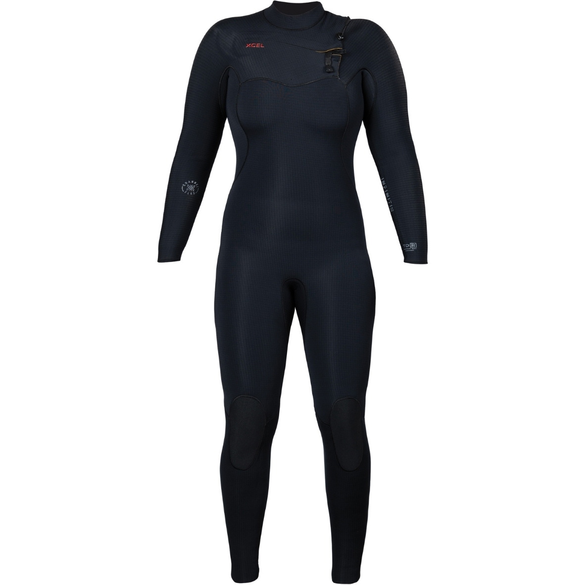 2025 Xcel Womens Infiniti 5/4mm Chest Zip Wetsuit WN54Z2L4 - Black